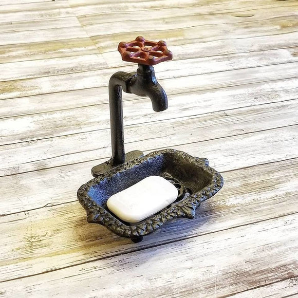 Got Extra Space In Your Bathroom For Some Cool Rustic Decor We Have Several Neat Ideas To Fill Such As This Cast Iron Soap Dish Holder.