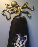 Octopus Key Holder Octopus Decor Towel Holder Nautical Bathroom Nautical Decor Bathroom Decor Towel Hanger Decor Coastal Decor