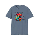 Unisex Softstyle T-Shirt Heather Indigo / S T-Shirt Cotton, Crew neck, DTG, Men’s Clothing, Neck Labels unisex-softstyle-t-shirt-9