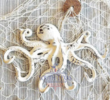 Octopus Key Holder Towel Holder Towel Hanger Octopus Decor Nautical Bathroom Nautical Decor Bathroom Decor Coastal Wall Hanging Decor