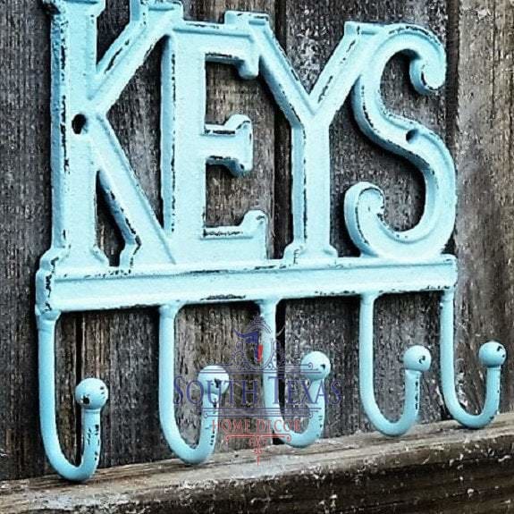 Rustic Key Hook/Key Holder/Cast Iron Key Hook/Rustic Home Decor/Keys Wall Hook/Key Hanger/key decor/Shabby Chic Wall Decor cast iron key